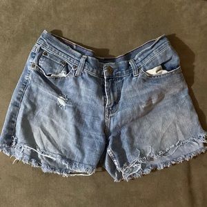 American eagle distressed shorts